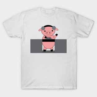 DJ Piggy Pig T-Shirt